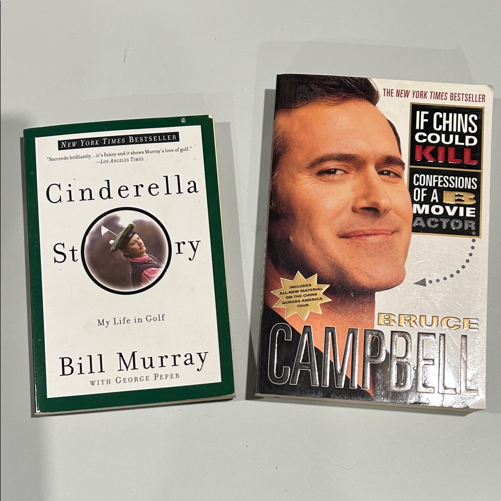 Great reads! Cinderella Story and If Chins Could Kill Books